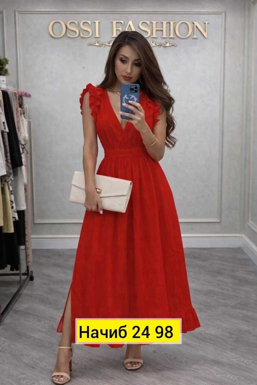 платья,длинное платье,платье миди,женская платье,красное платье