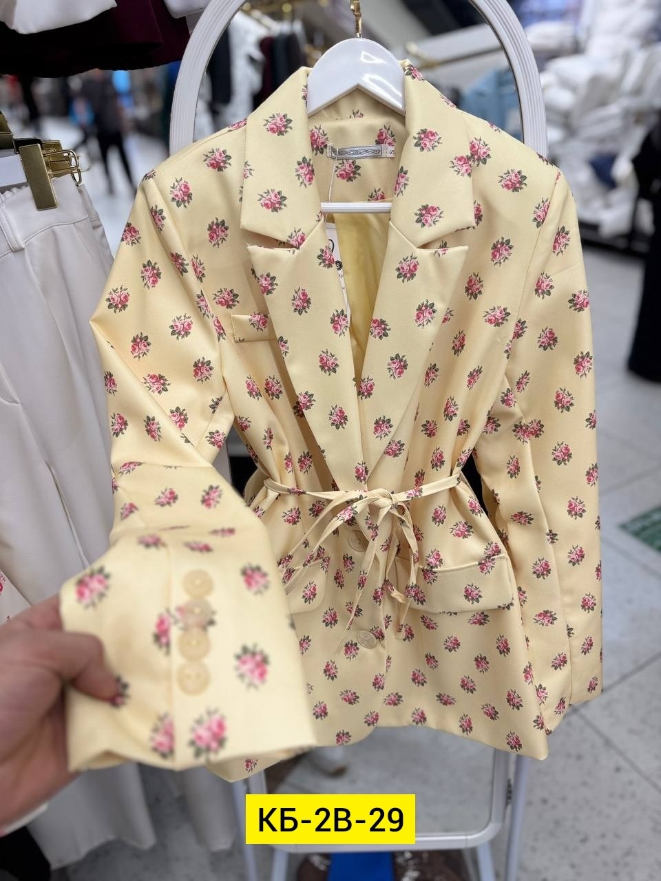 пиджак женский,пиджак,пиджак с цветочным принтом,пиджак с цветочным принтом свободного кроя с пояск,