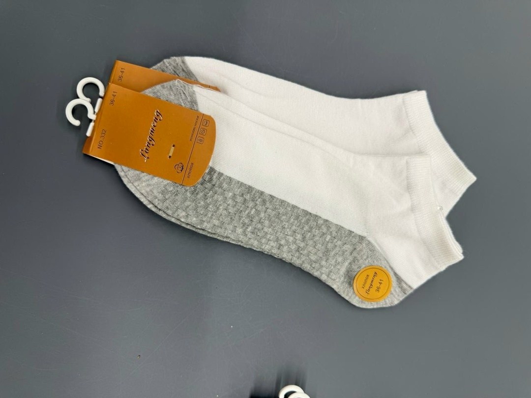 комплект носки женские,носки короткие белые набор,носки turkan женские 10 пар,носки женские,женские носки turkan укороченные