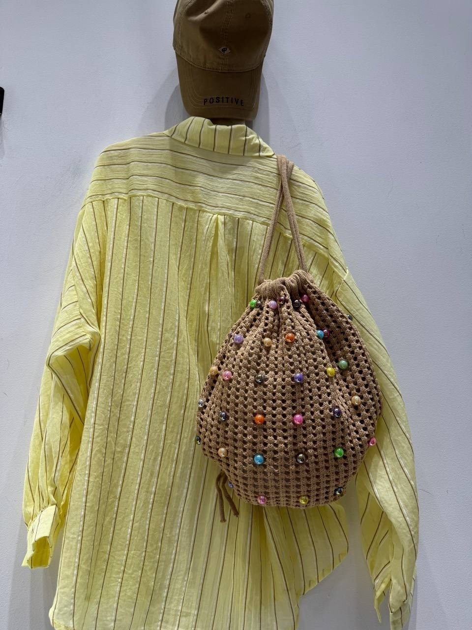 вязаная сумка,модные вязаные сумки,сумочка из бусин,женская вязаная сумка,модная сумка