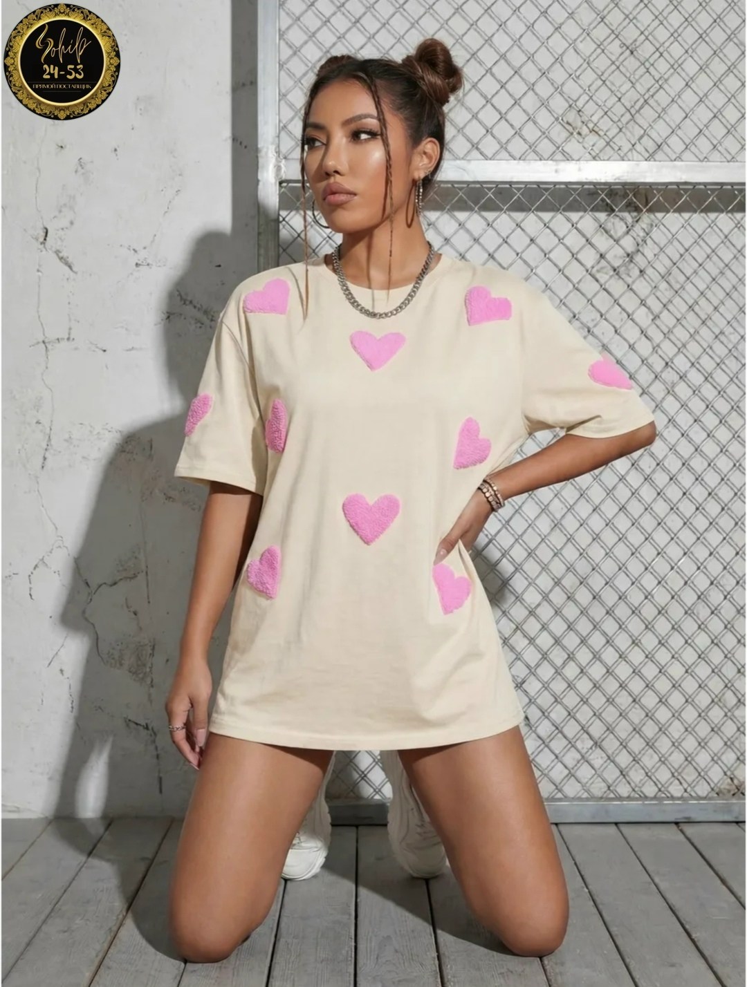 футболка оверсайз с сердцами,футболки оверсайз с принтами,футболки для женщин,футболка оверсайз с,женская футболка оверсайз