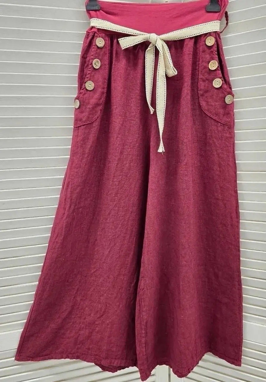 льняные брюки,широкие брюки,льняные бриджи,брюки палаццо,повседневные брюки