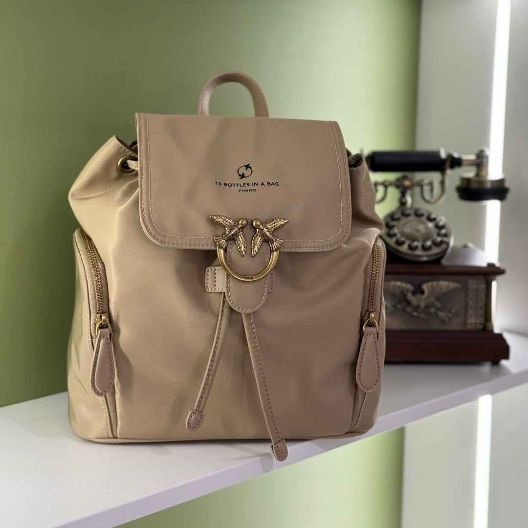 рюкзак женский pinko,рюкзак женский pinko love recycled чёрный,рюкзак pinko,рюкзак женский pinko черный,сумка-рюкзак женская pinko love recycled чёрная