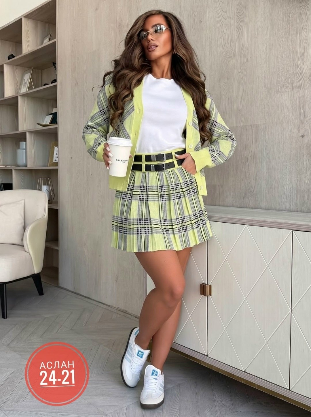 трикотажные костюмы,костюм с юбкой,юбка в клетку,женские костюмы с юбкой,юбка и кофта