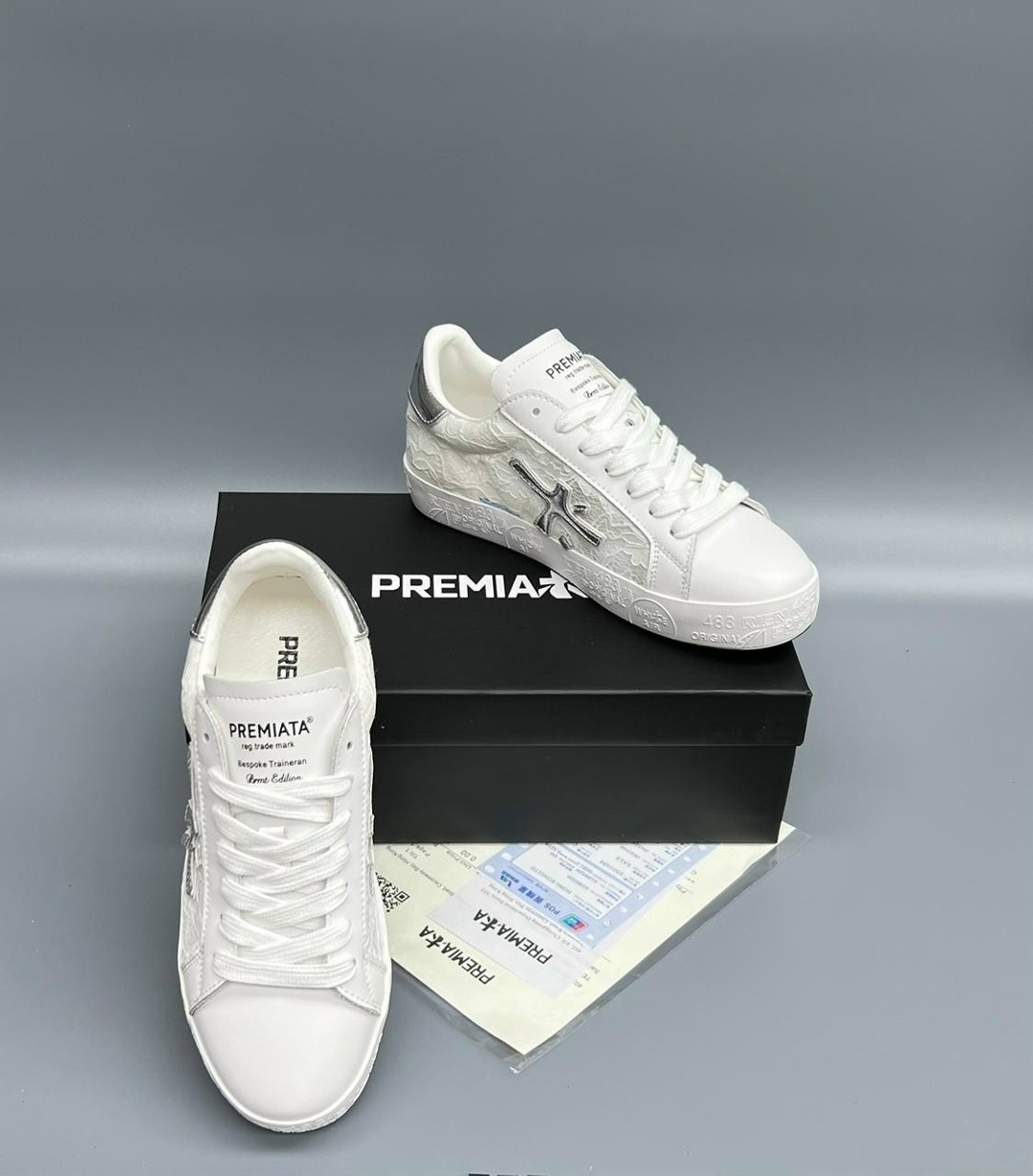 ,кроссовки premiata,женские кроссовки,кроссовка мужской,белые кроссовки