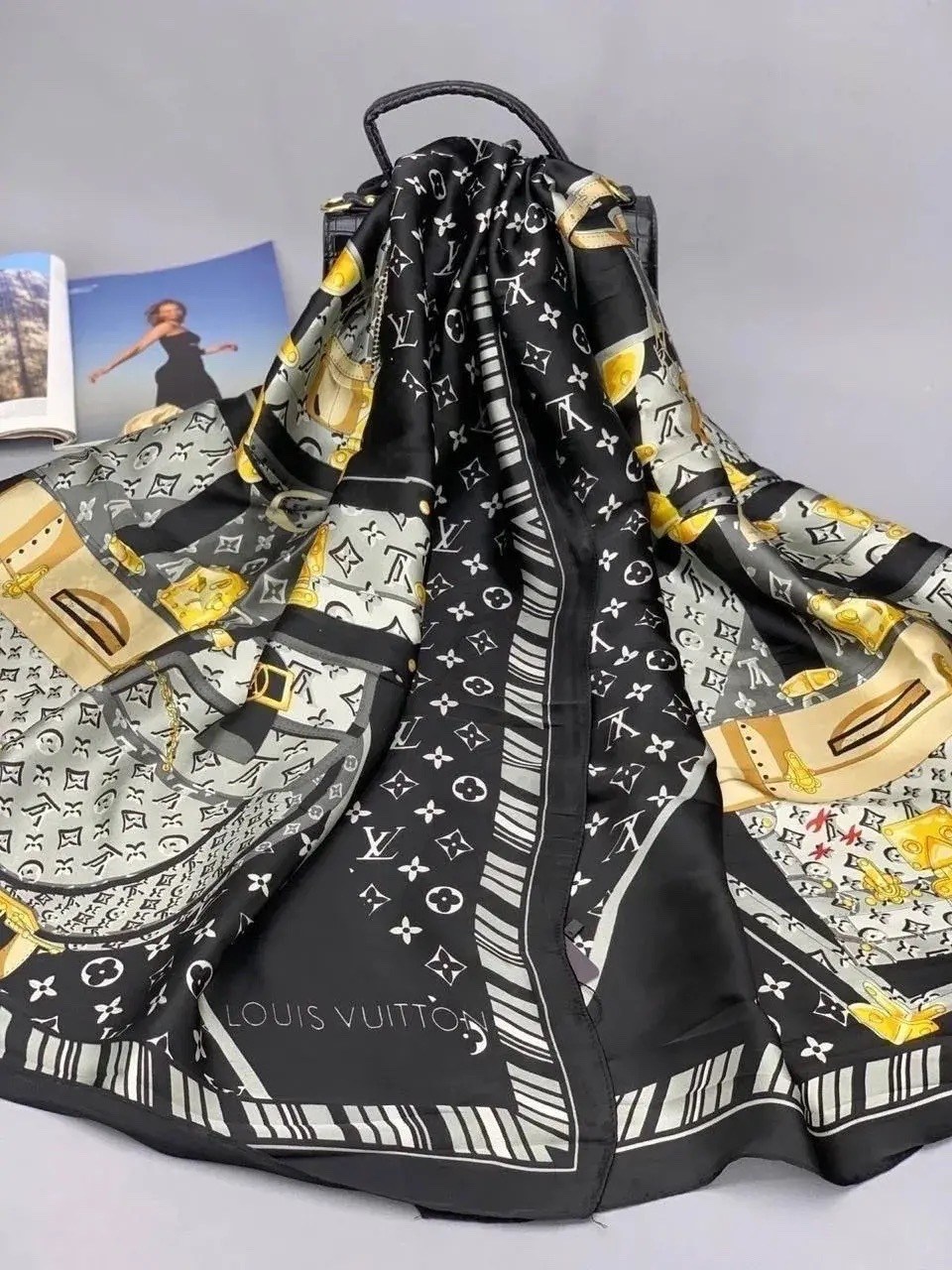 шарф луи витон женский,шелковый шарф,шарфы и платки,модные шарфы,шарфы для женщин