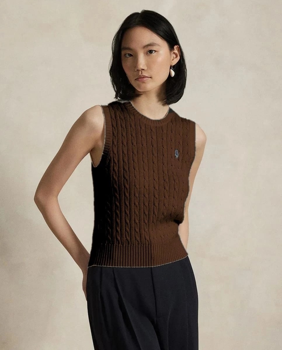 ralph lauren sweater,вязаные жилеты,свитер polo ralph lauren,вязаный жилет с патчем,женские свитеры polo ralph lauren