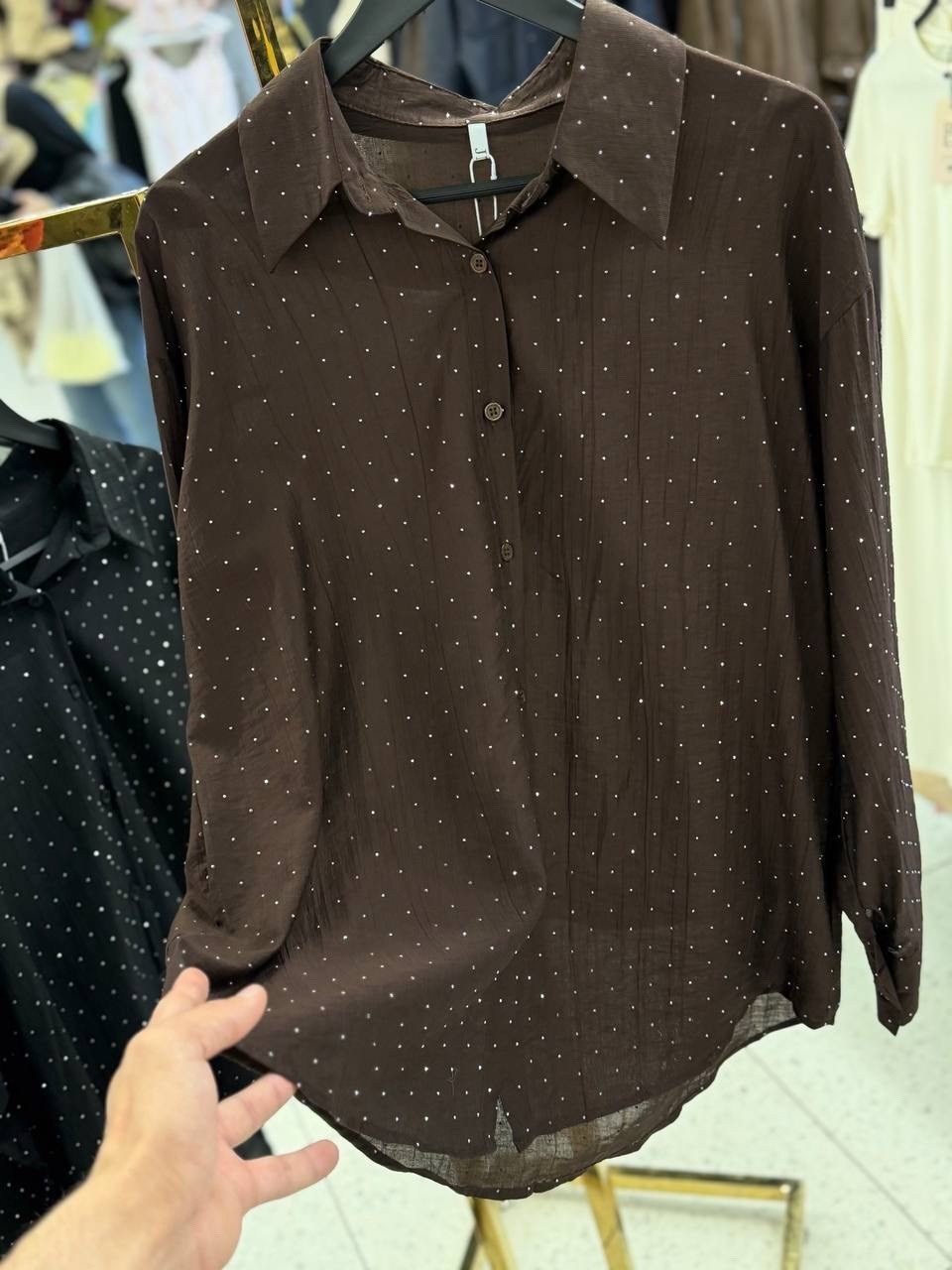 стильная блузка,женская рубашка,рубашка со стразами,стильная рубашка,блузка нарядная
