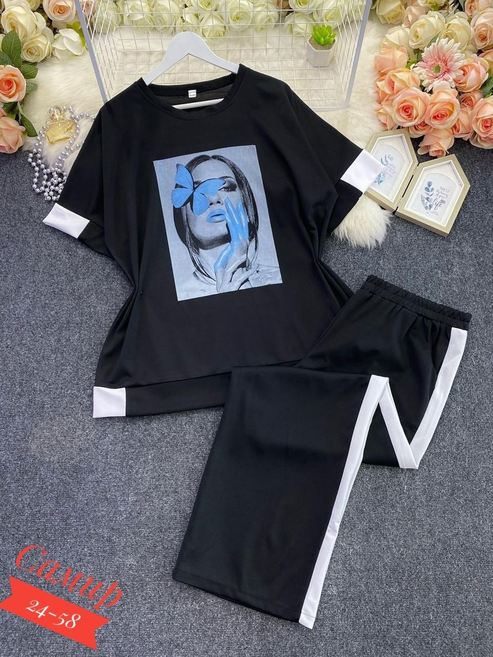 костюм спортивный брючный goddess 355492491,женские костюмы больших размеров,костюм двойка женская,костюм женский,женский брючный костюм