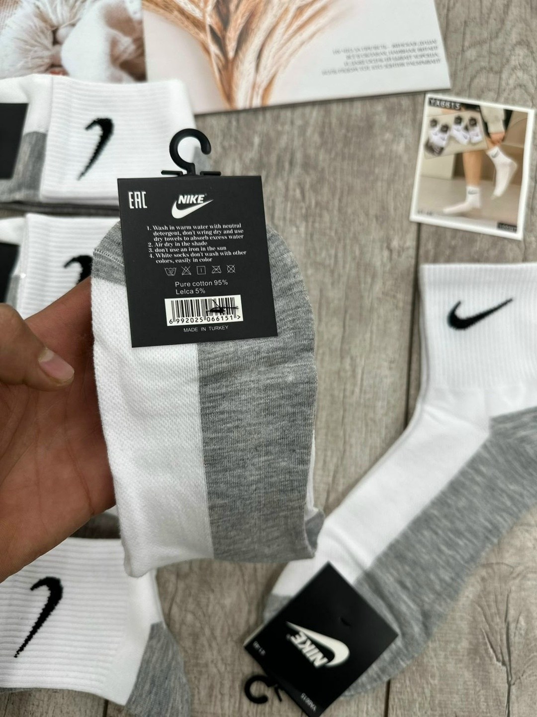 носки мужские 10 пар nike,спортивные носки nike набор средних носков 5 пар,комплект носков nike,носки высокие nike набор мужских носков,носки nike