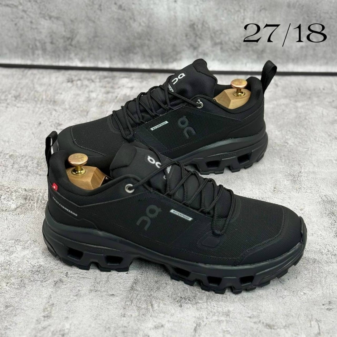 кроссовки,мужские кроссовки,черные водонепроницаемые кроссовки cloudwander on,черные кроссовки,повседневные кроссовки