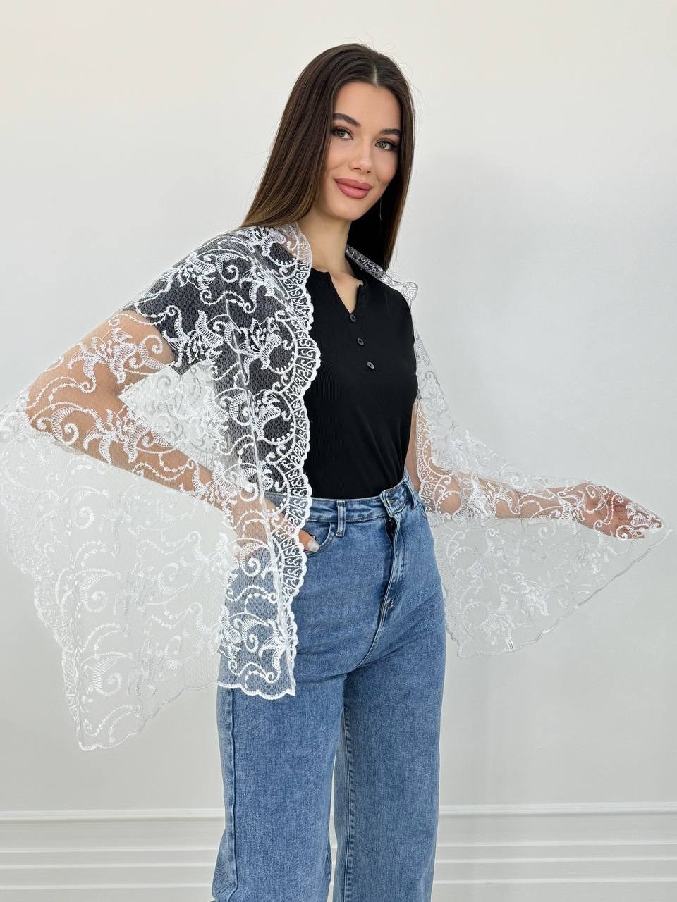 платок палантин для храма в церковь шарф косынка,платок палантин,палантин женские,палантин,платки женские