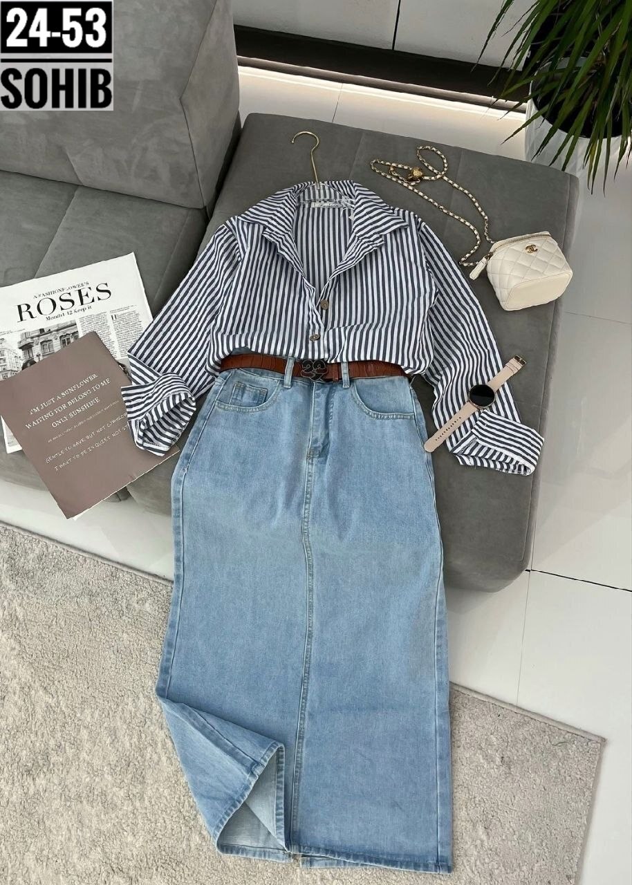 джинсовая юбка,модная одежда для девушек,костюм джинсовый,мода модная