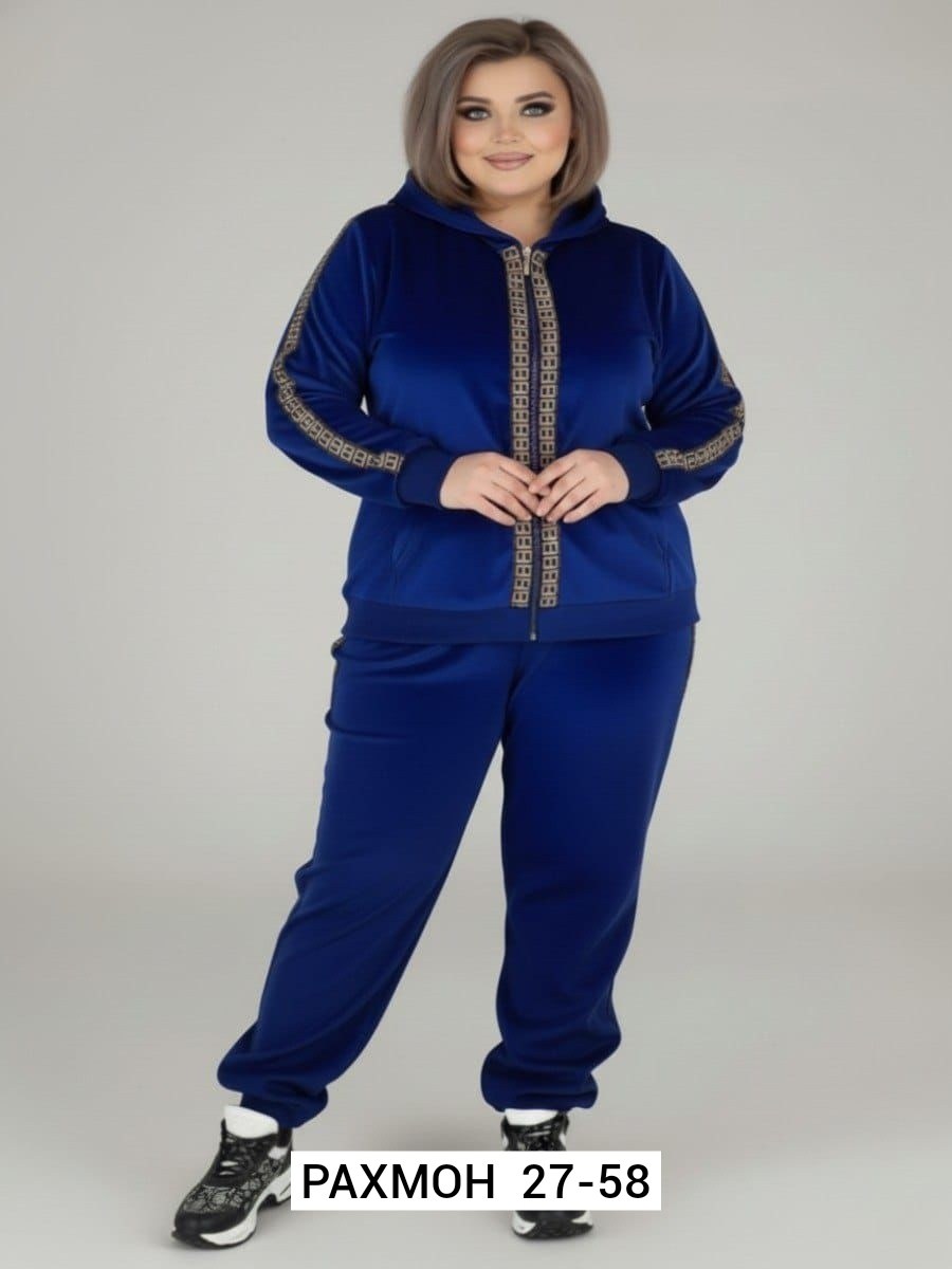 спортивные костюмы женские,женские костюмы,на полных велюровый спортивный костюм,костюм двойка,велюровый костюм женский большого размера