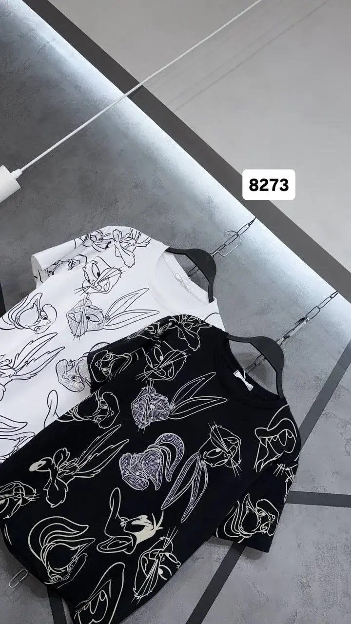 футболки для девочек,женская футболка,футболки женская оверсайз,футболка оверсайз с багз банни,футболка