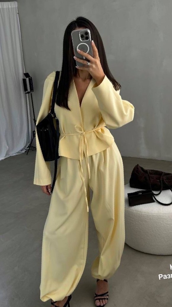 женский костюм,костюм брючный,комплект кардиган,кимоно костюм,кардиган с поясом