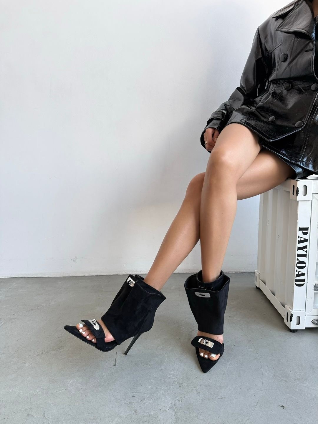 замшевые ботильоны,ботильоны демисезонные замшевые на каблуке o`shade 204191630,женские ботильоны,ботильоны на шпильке,модные ботильоны