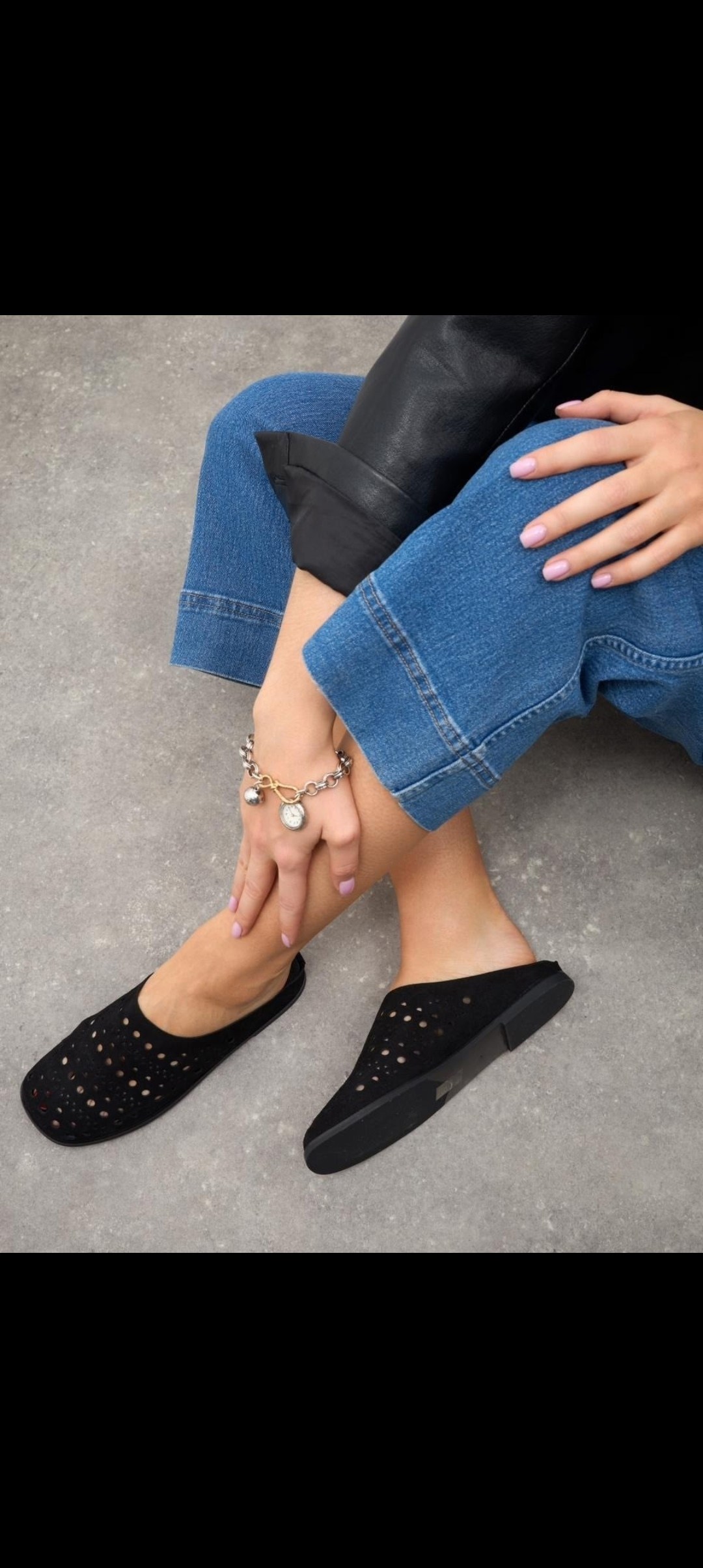 мюли женские,балетки,туфли стильные, на плоской подошве,женская