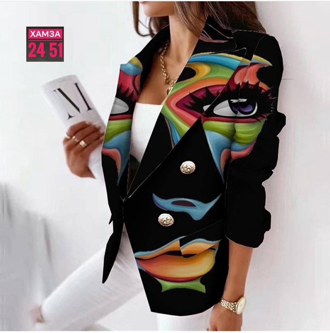пиджак с принтом,пиджак женский,стильный пиджак,женские жакеты,жакет с принтом