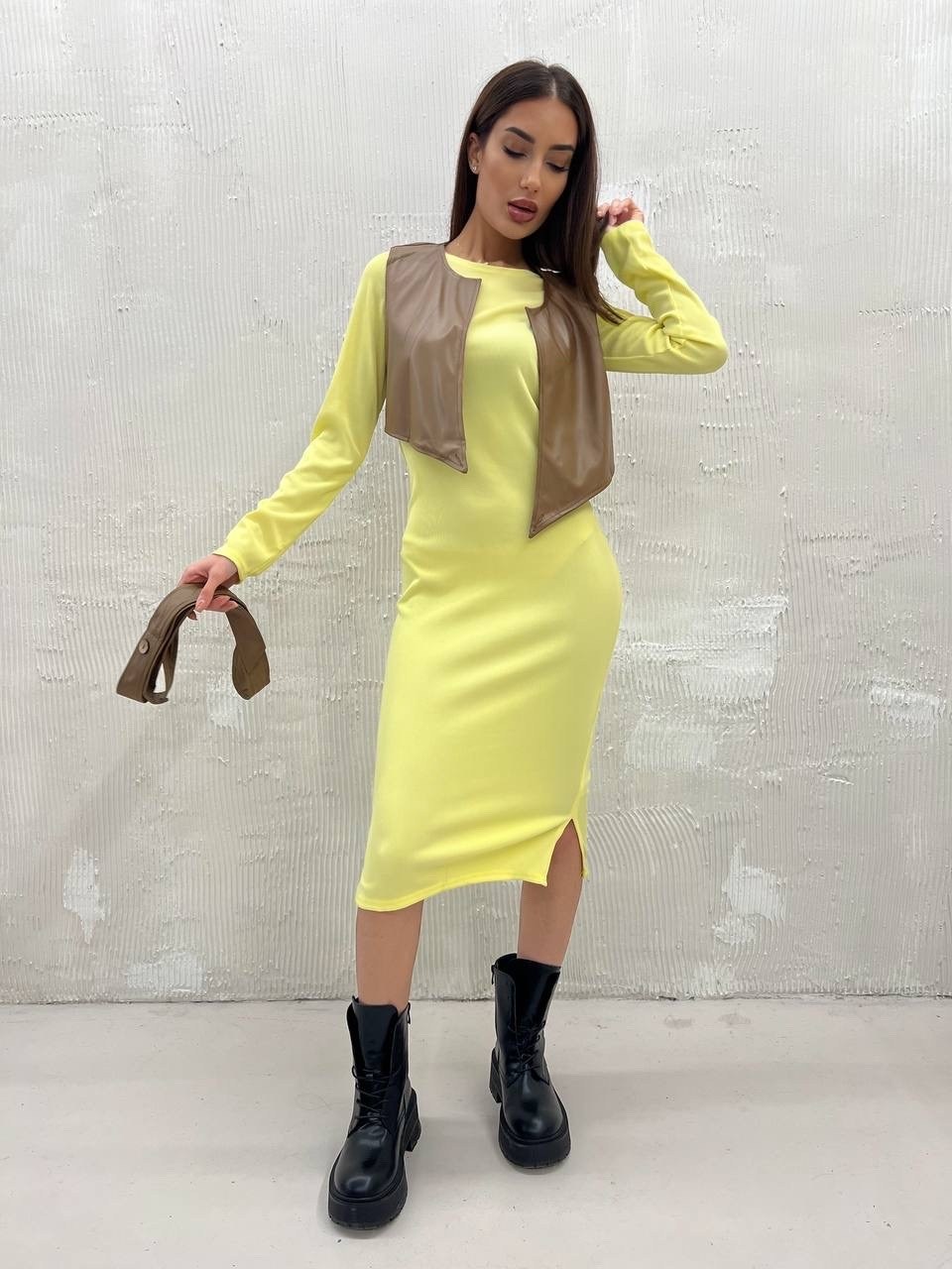 платье женской,платье стиль,жилетка с платьем,стильное платье,комбинированное платье