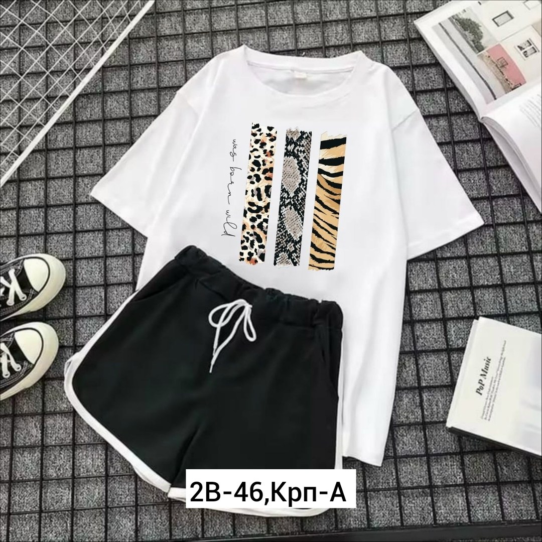 повседневный костюм,костюм футболка шорты,женские костюмы,летние костюмы