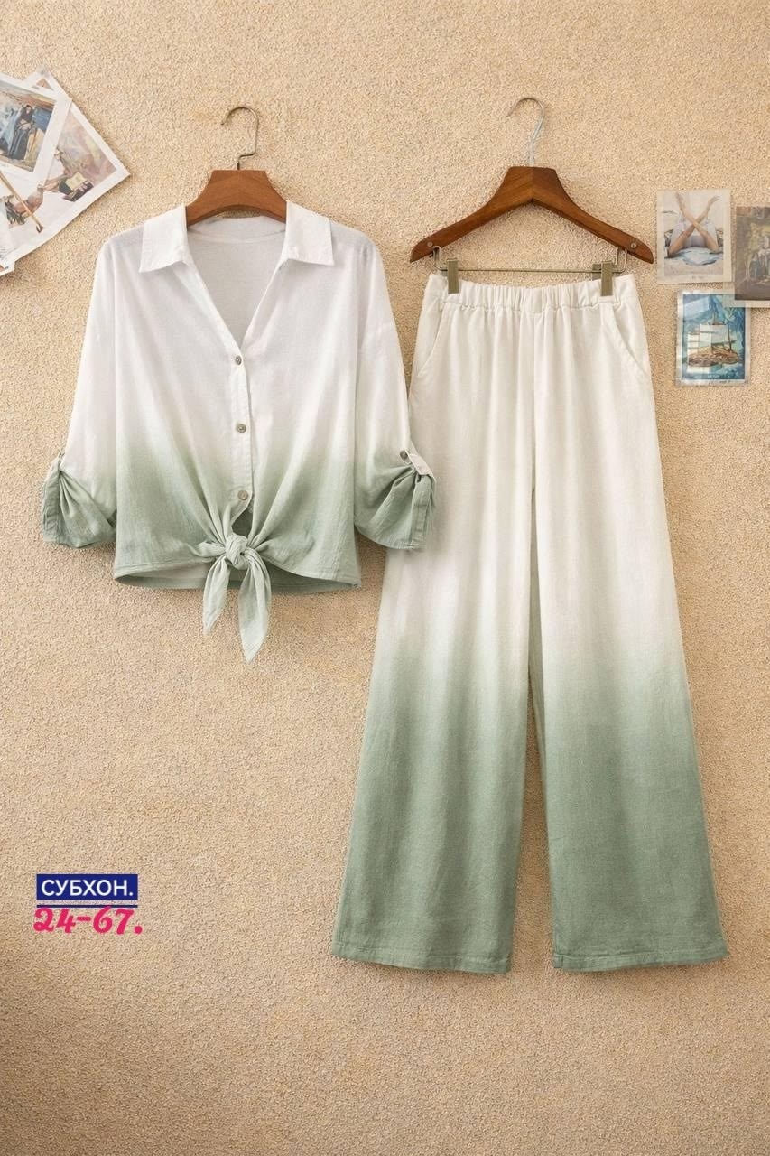 костюм с брюками,костюм льняной,льняные брюки,комплект одежды,бежевый брючный костюм