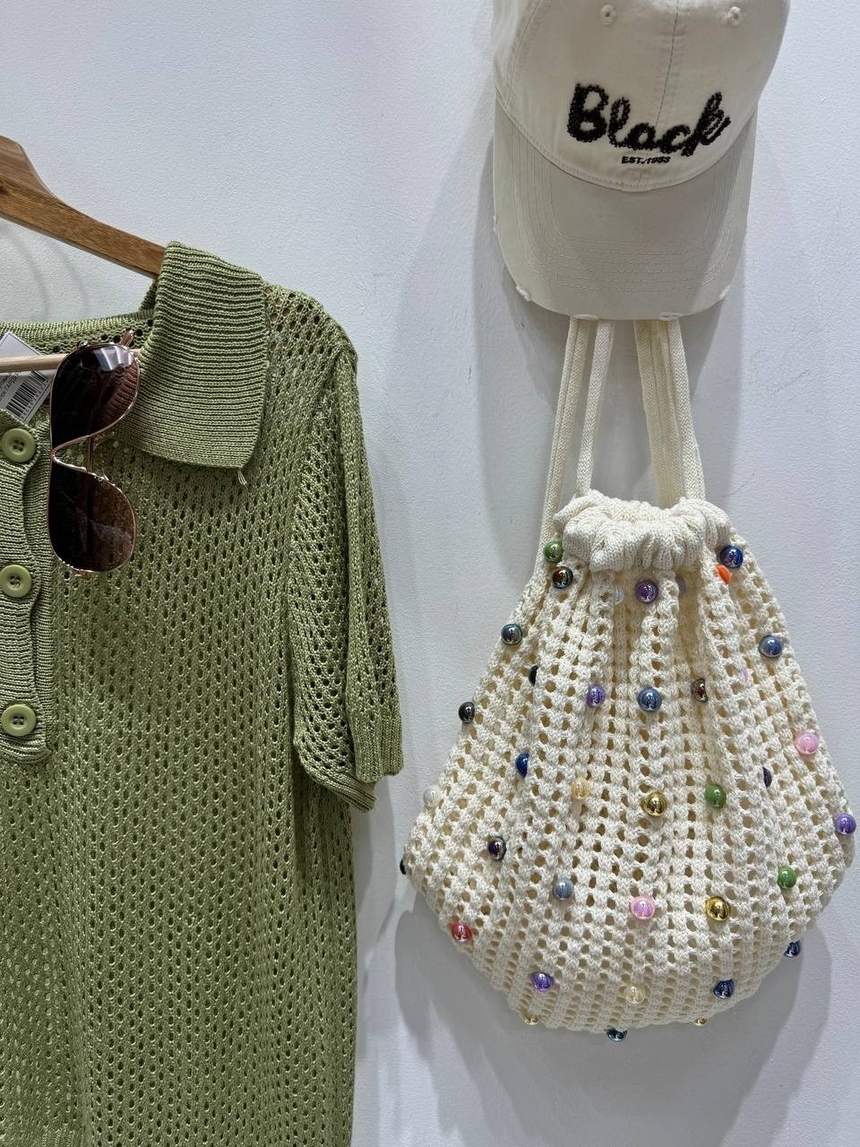 вязаная сумка,модные вязаные сумки,сумочка из бусин,женская вязаная сумка,модная сумка