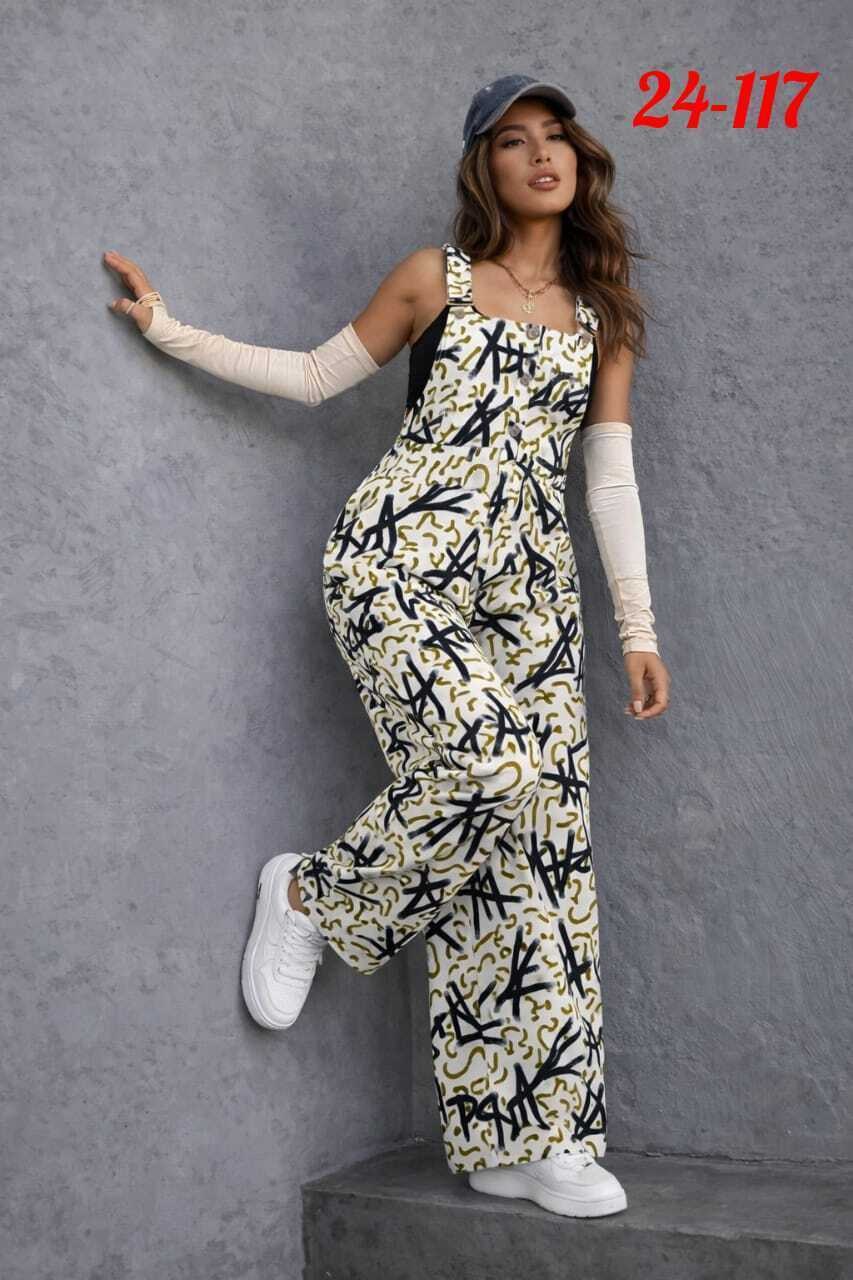 женские комбинезоны,комбинезон с карманами,комбинезон с принтом,комбинезон женский повседневный,повседневные брюки