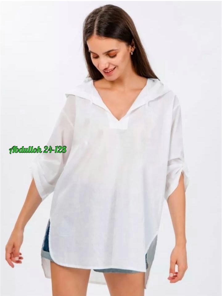 туника пляжная с капюшоном,туника пляжная,туника женская пляжная,туника белая,белая туника с капюшоном для пляжа