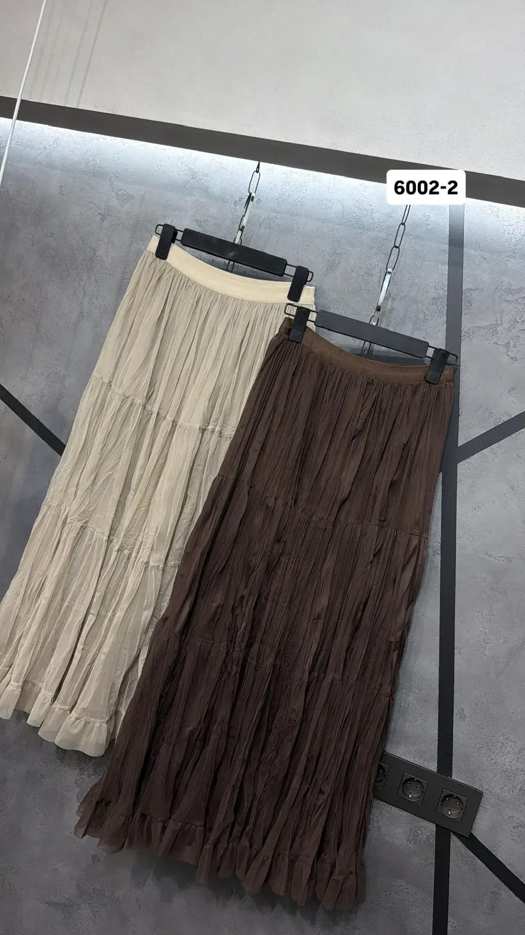 юбка средней длины,юбка с оборками,юбка,шифоновая женская юбка,шифоновая юбка