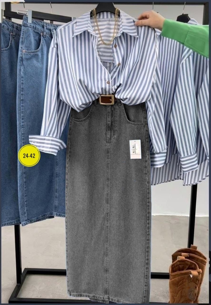 джинсовая юбка,джинсовая юбка миди,джинсовая юбка макси с разрезом спереди,джинсовая юбка макси