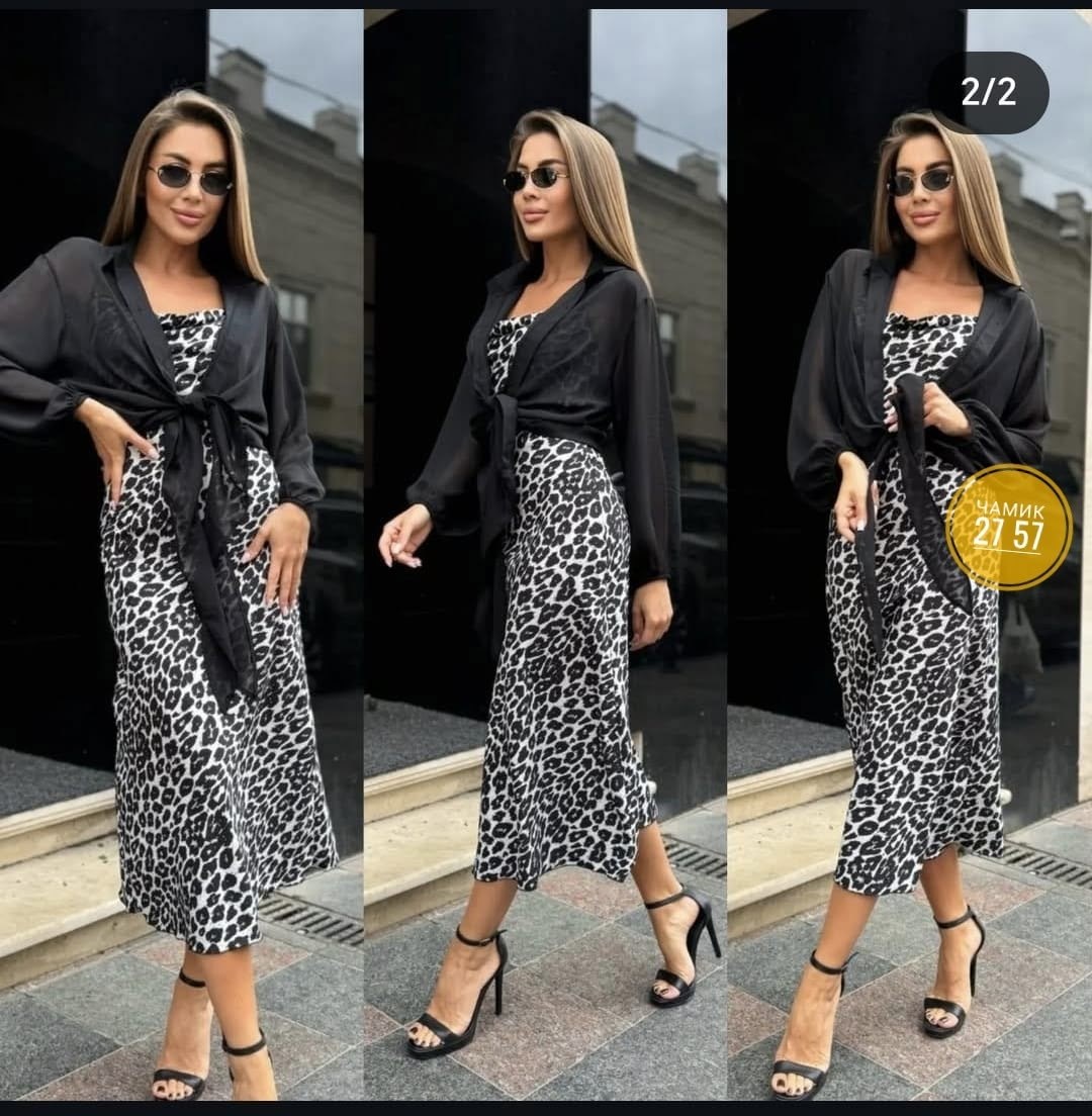 платье стильное,платье женское двойка,платье и накидка,костюмы с платьем,платье женской