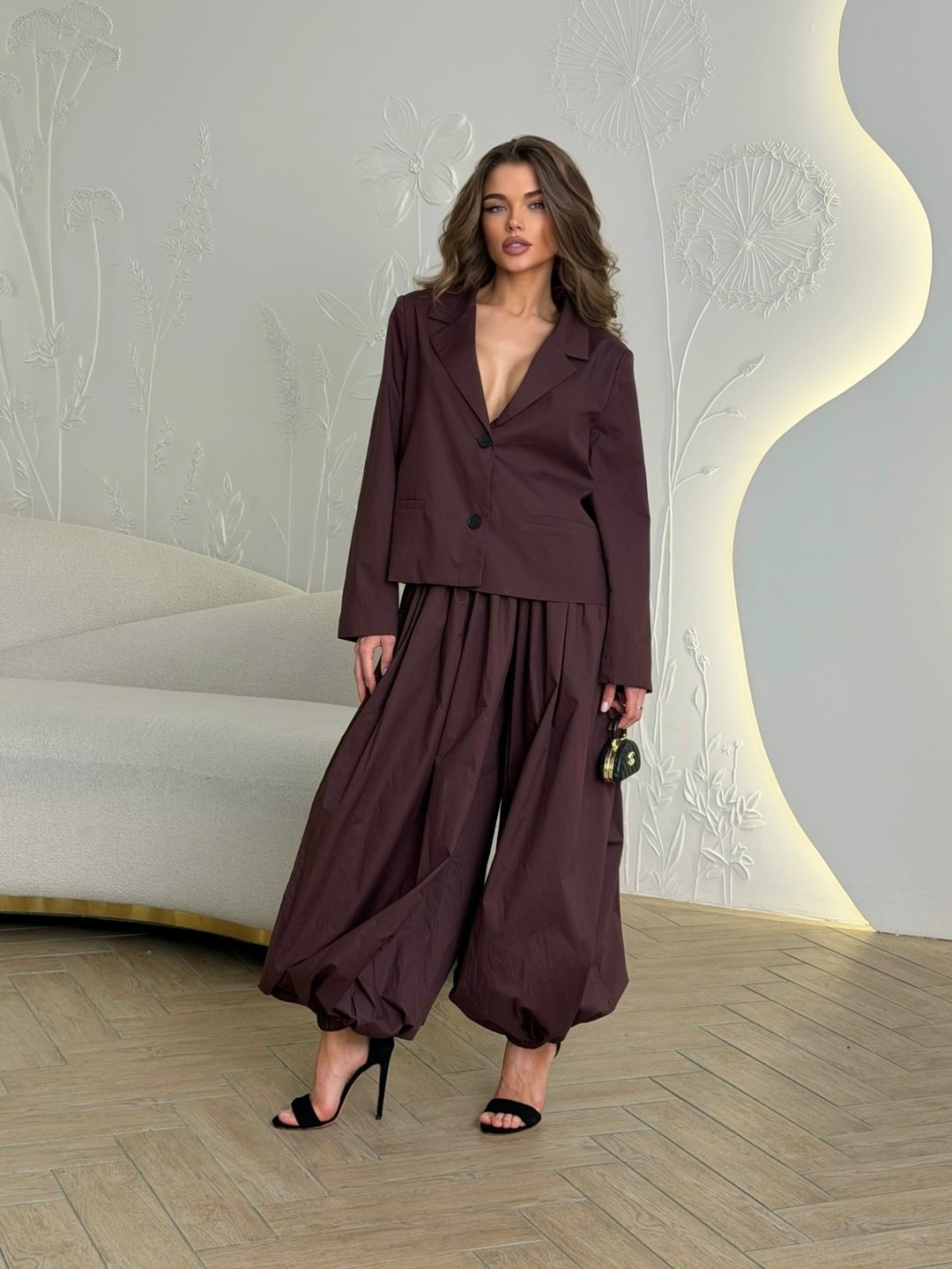 брючный костюм,брючный костюм женский,костюм с брюками,костюм с брюками алладинами,брючный комплект