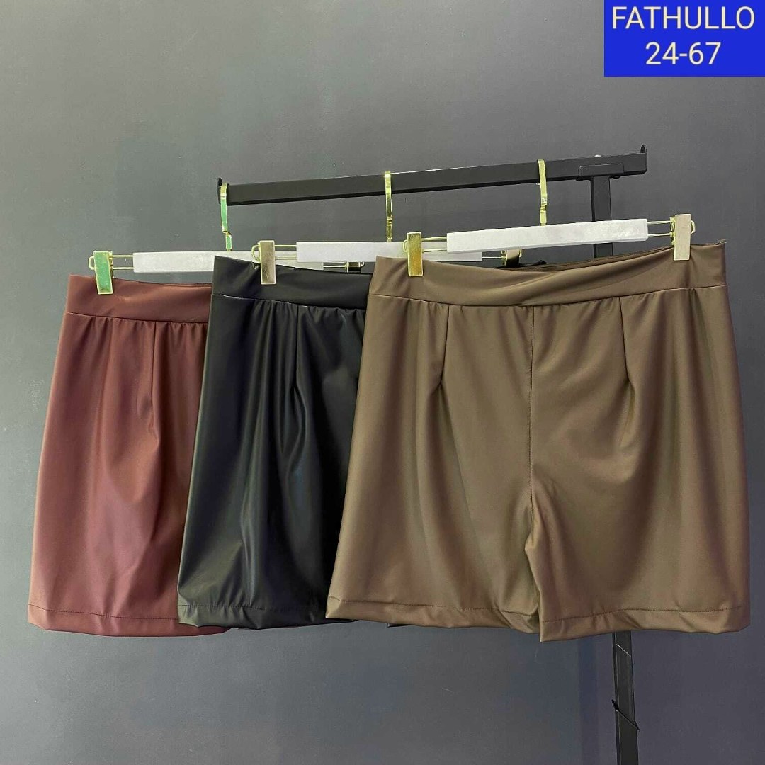 шорты кожаные женские больших размеров,шорты кожаные женские большого размера из экокожи,юбка шорты женские больших размеров кожаные milori,шорты для полных женщин,шорты кожаные