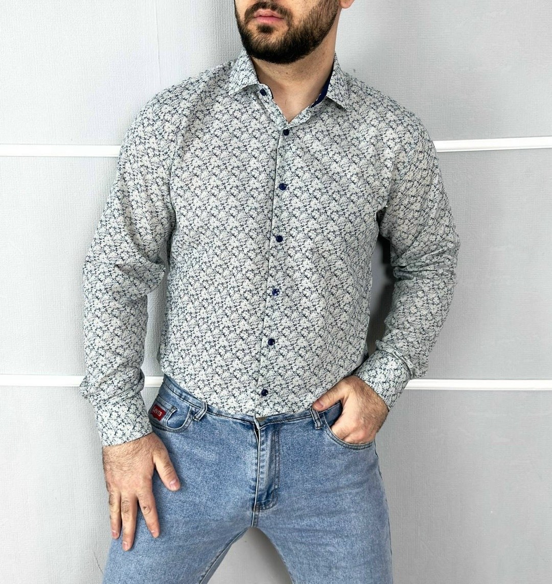 рубашка мужская,рубашка,рубашка повседневная,рубашка с принтом,рубашка мужская с длинными рукавами