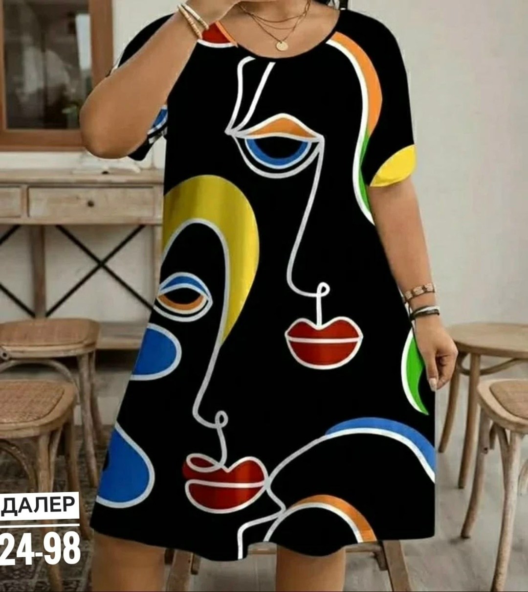 платье женской,летнее платье с принтом,платья женские больших размеров,платье с принтом,летние платья больших размеров