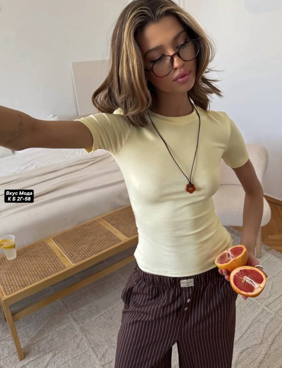 женская кофта,женская футболка,кроп топ,топ футболка укороченная базовая облегающая yuji.clo 287737988