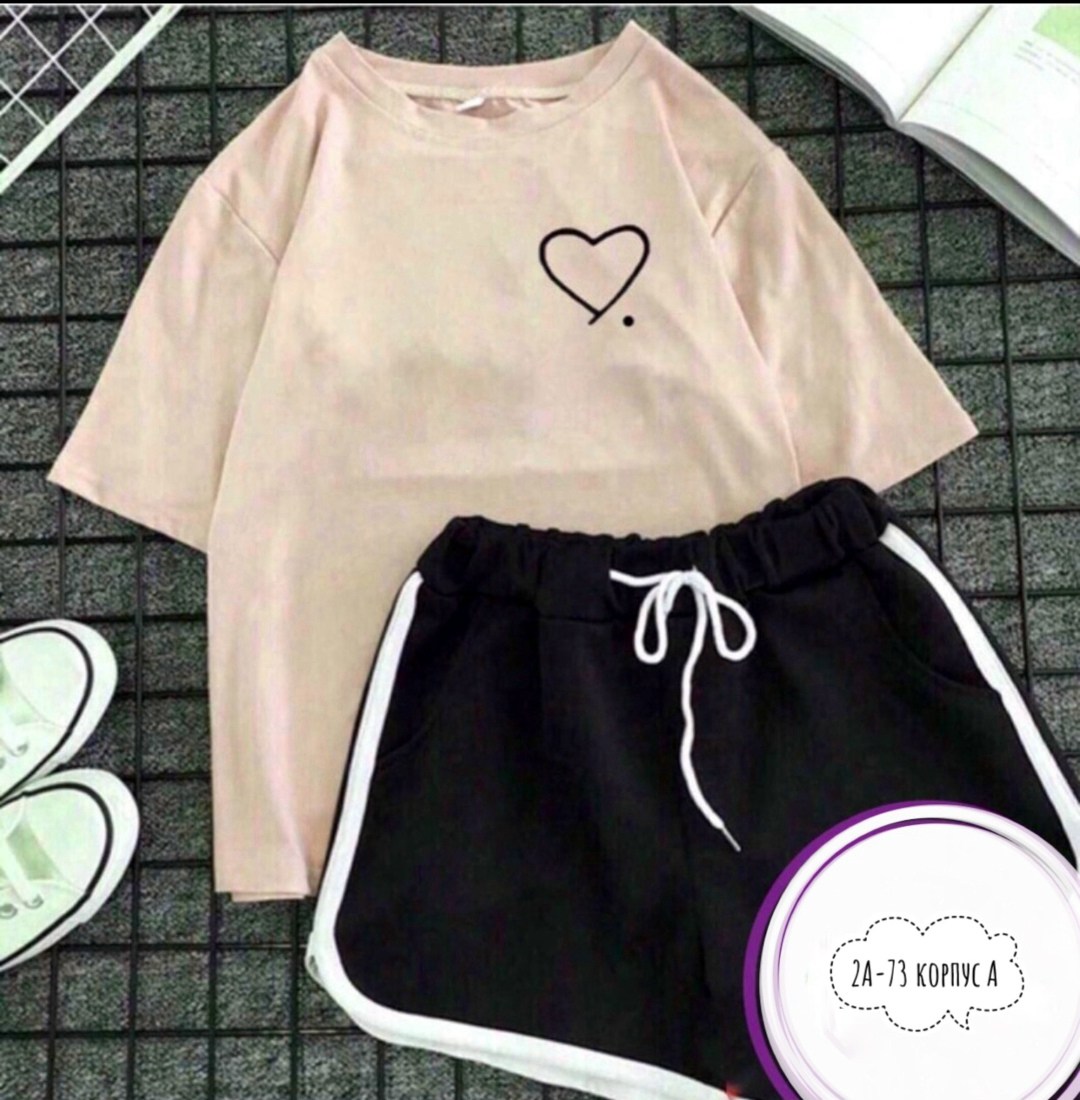 костюм футболка с шортам,костюм с шортам,костюм женский футболка и шорты,спортивные костюм с шортами,костюм женский