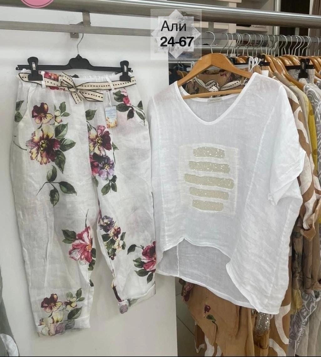 костюм повседневный,костюм повседневный женский,летние костюмы,костюм двойка лен,