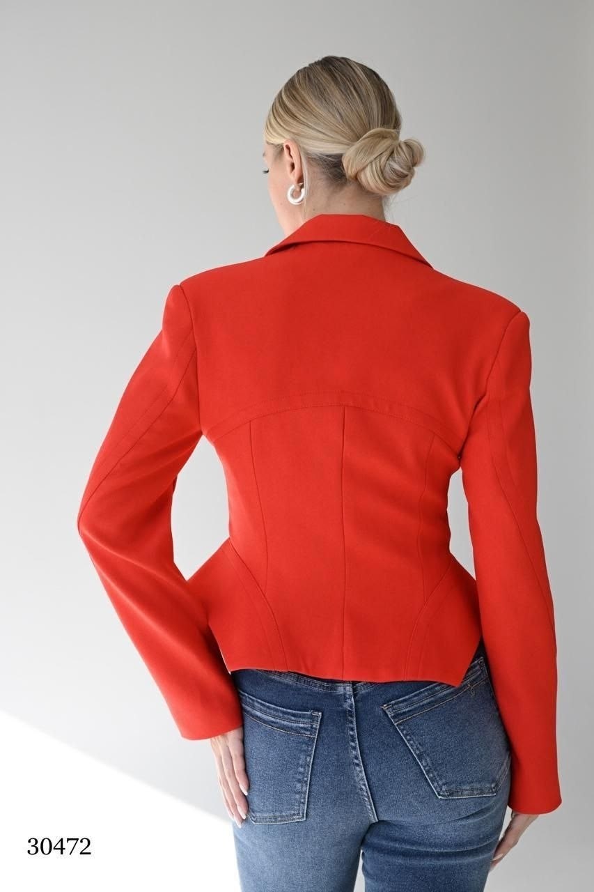 жакет,жакет с баской,красный жакет,пиджак александр маккуин,женские жакеты