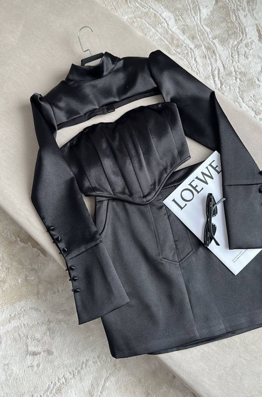 атласное платье,платье модное,платье,вечернее платье,чёрное атласное платье