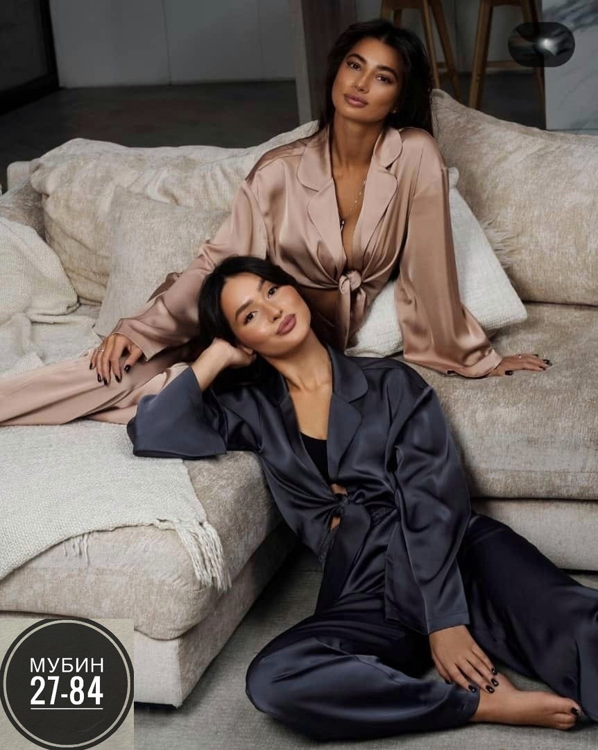 атласный костюм женский,брючный атласный костюм,шелковый костюм,атласный костюм,костюм женский в пижамном стиле