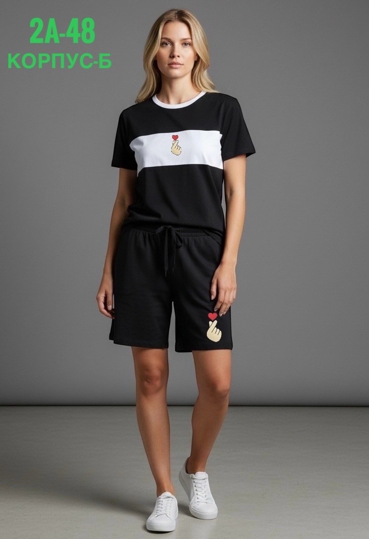 шорты женские,повседневный костюм,одежда для женщин,комплект одежды женские,