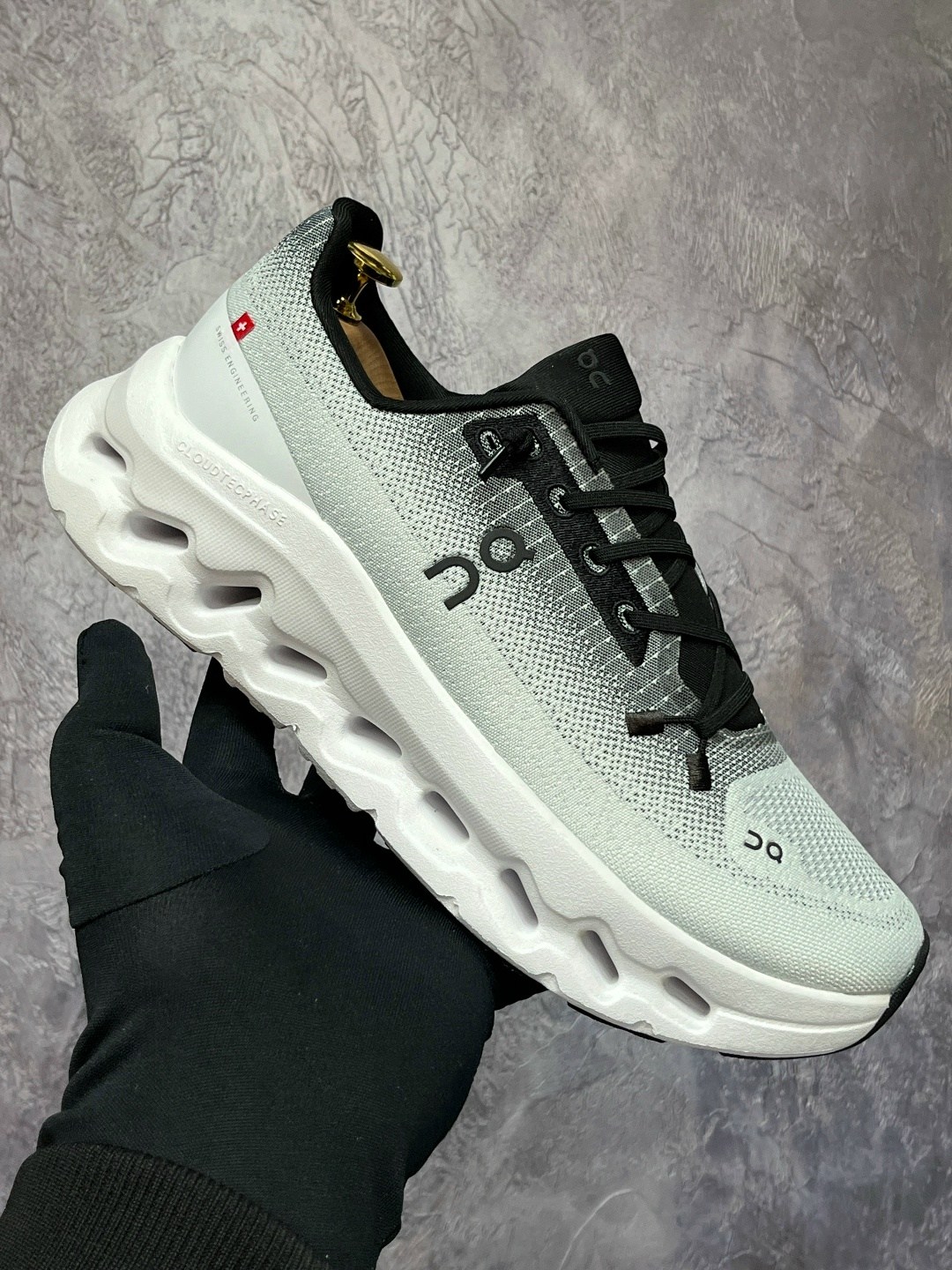 ,кроссовки on cloudtilt черного цвета слоновой кости running, спортивная,кроссовки,кроссовки повседневные