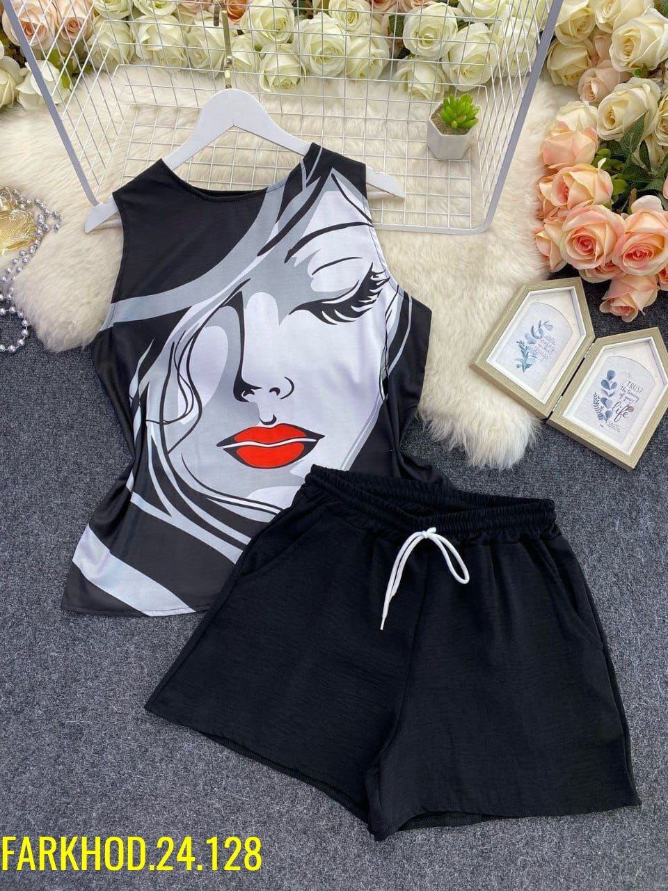 женские костюмы,, ,майка женская,женский костюм двойка