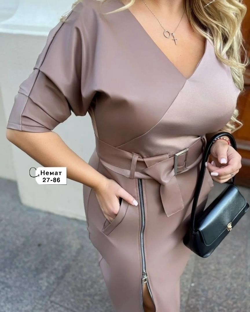 кожаное платье,платье женское,нарядное платье,платье с поясом,платья для полных