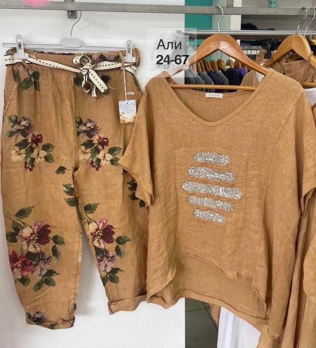 костюм повседневный,костюм повседневный женский,летние костюмы,костюм двойка лен,