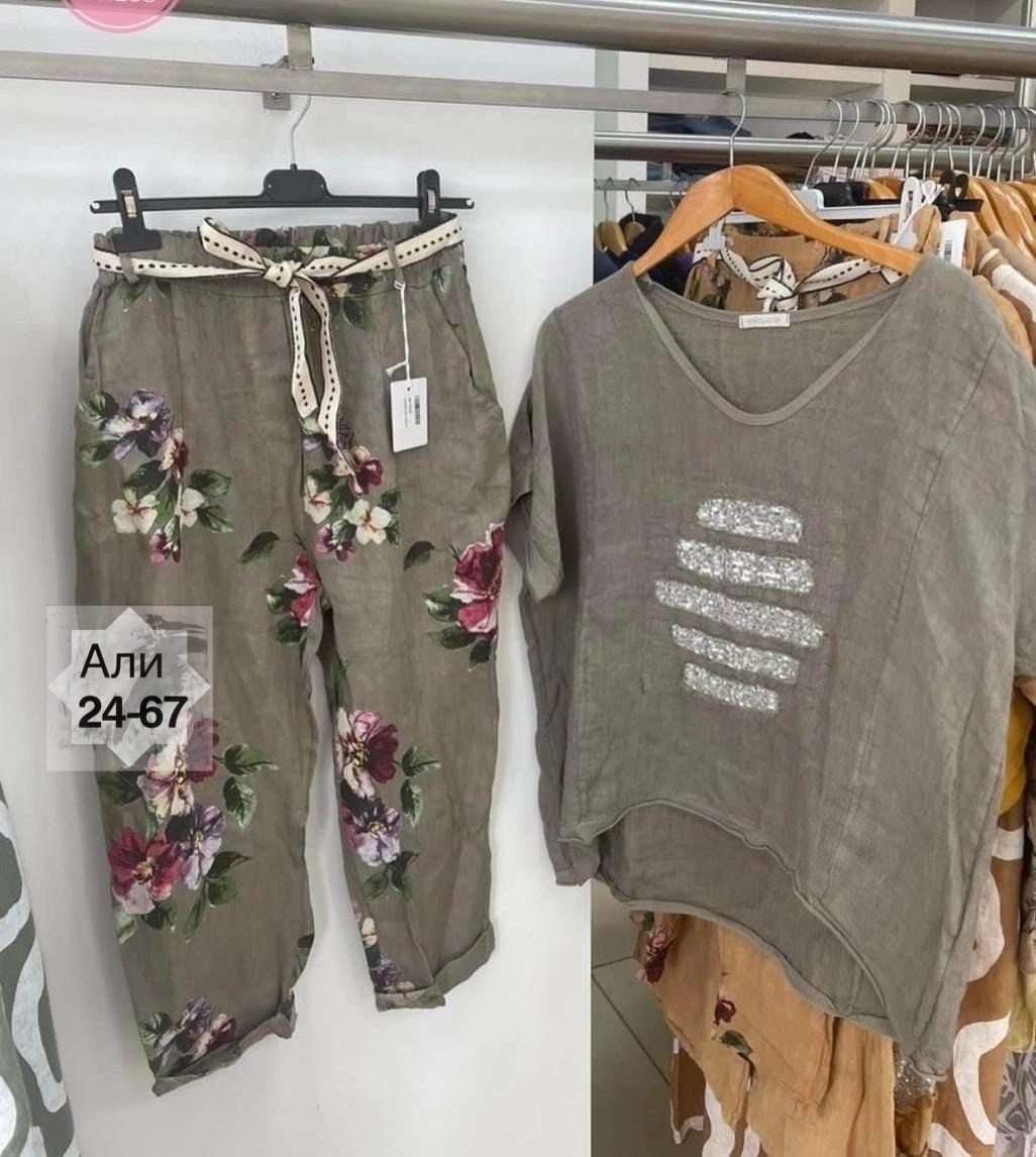 костюм повседневный,костюм повседневный женский,летние костюмы,костюм двойка лен,