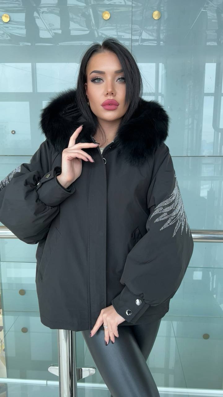 куртка со стразами с меховой подстежкой,куртка всесезонная-бомбер с капюшоном оверсайз крылья,парка всесезонная-куртка бомбер с капюшоном оверсайз крылья,куртка женская зимняя,куртка демисезонная-бомб