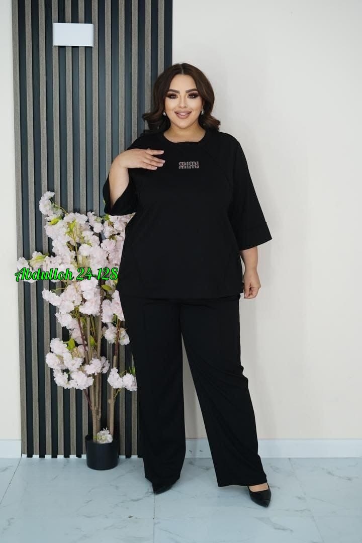 брючный костюм больших размеров,костюм женский брючный,костюм трикотажный,женские костюмы больших размеров,костюм женский мишель темно-зеленый